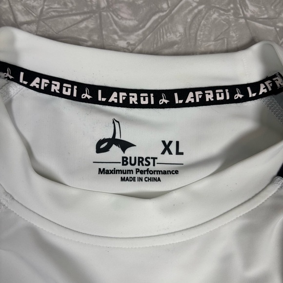 LAFROI Long Sleeve Baselayer Skins Performance Fit Compression Rash Guard-Men XL - Picture 7 of 11